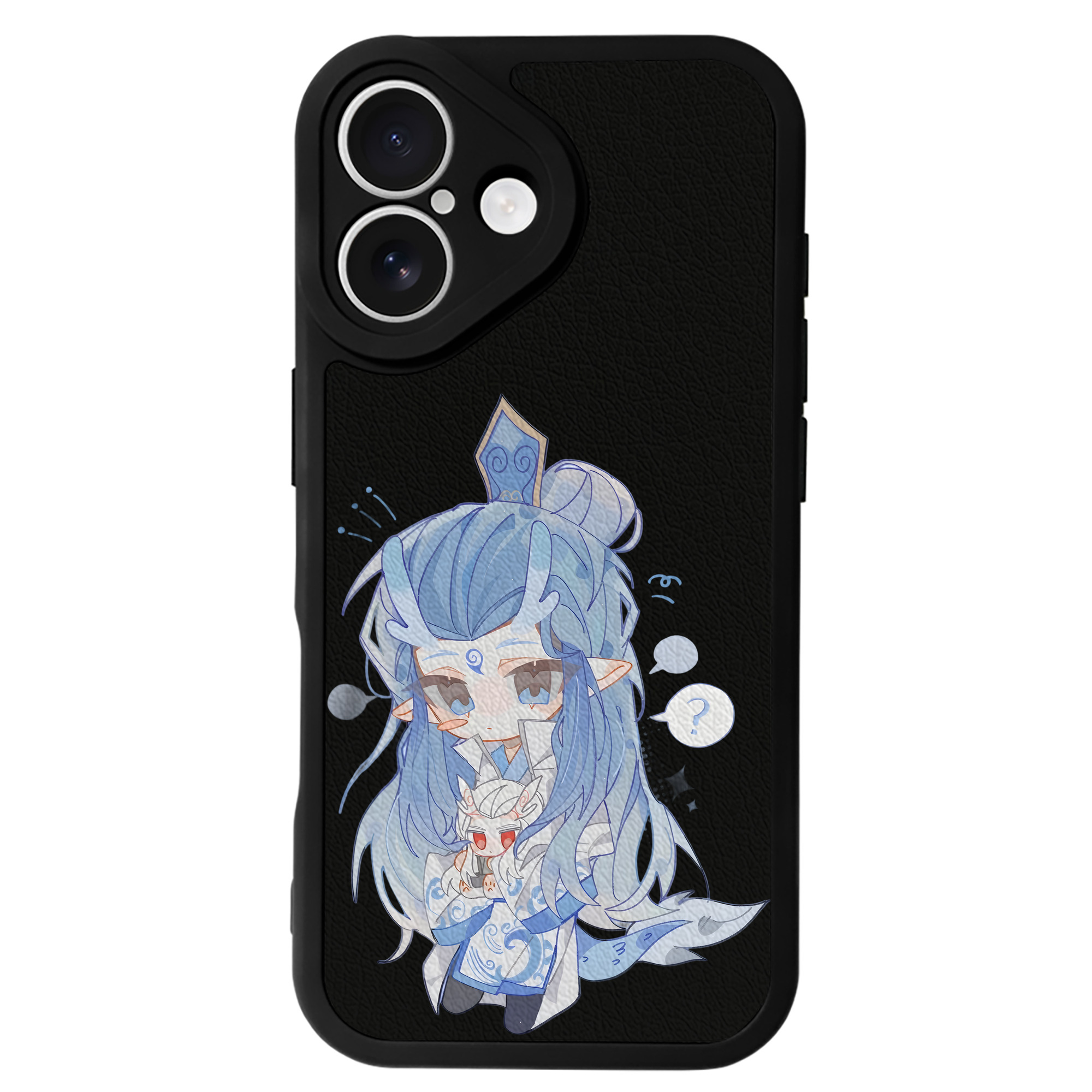 （画像用） Ne Zha 2 ナタ 魔童の大暴れ 【iPhone 16シリーズ対応】シリコンスマホケース（レザー調） 材質：シリコン